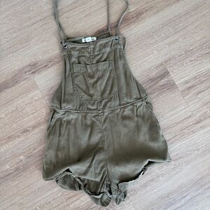 Billabong Olive Green Overalls